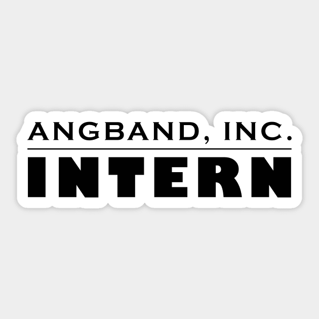 Angband, Inc. Intern Sticker by silmarillionshirts